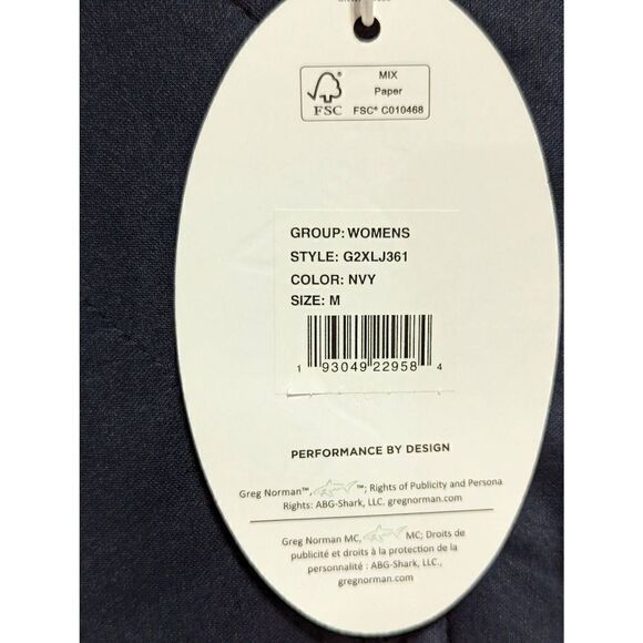 Greg Norman Womens Navy Blue Snap Close Pockets Full Zip Quilted Vest Medium NWT - Picture 5 of 10